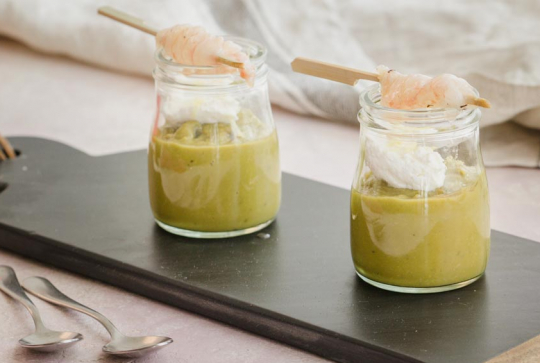 Verrines langoustine