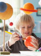 Fête de la science - enfant et grand-père