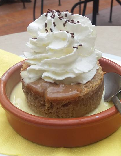 Le fondant à la crème de marrons du chef Dédé.