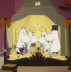 Les Moomins sur la Riviera