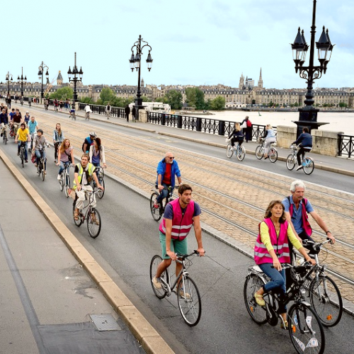 Illustration fête du vélo Bordeaux