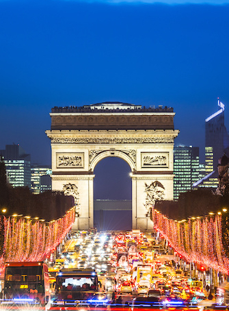 Illuminations de Noël des Champs-Elysées à Paris 2021