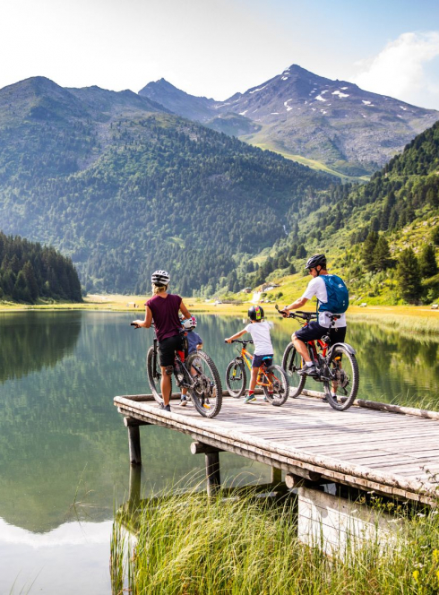 Vacances d'été en famille à Méribel - sortie VTT