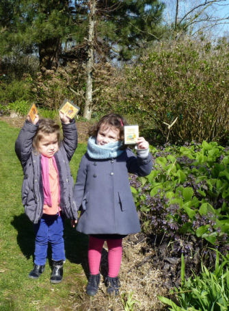 Chasse aux oeufs de Pâques Jardins des Renaudies