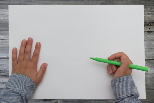 Expériences scientifiques illusions d'optique : dessin en relief