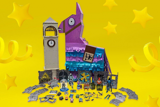 Piñata thème Fortnite pour un anniversaire d'enfant