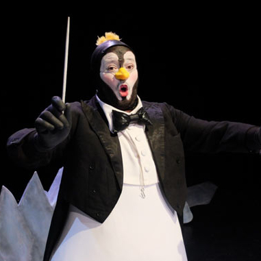 Maestro Pinguini, le manchot chef d'orchestre