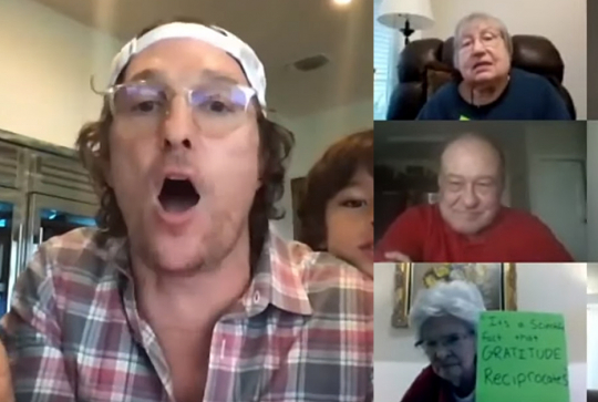 Matthew mcconaughey bingo