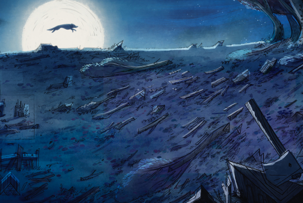 Le Peuple Loup : lune