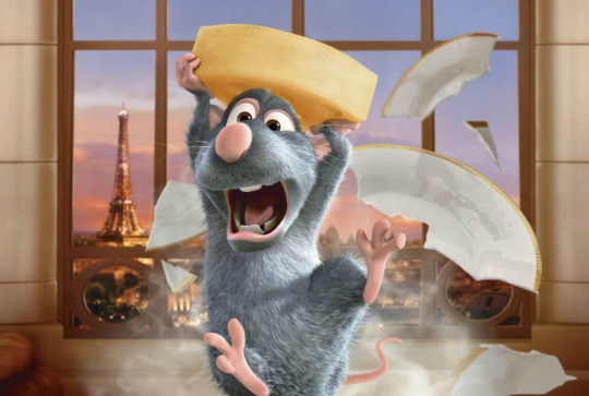 Ratatouille : affiche "Chaud devant"