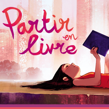 Partir en livre 2020 - affiche logo