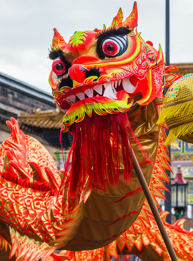 Défilé du dragon, Nouvel an chinois