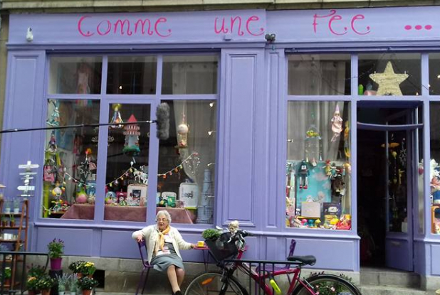 La joie devanture de la boutique