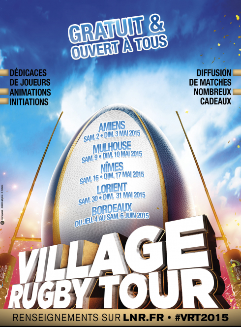Village Rugby Tour 2015 affiche