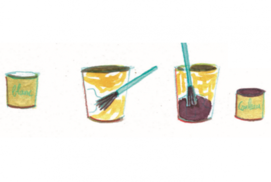 Fabriquer des caches-pots, étape 3