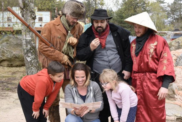 Desesperados - Escape game géant à la Mer de Sable : personnages du parc