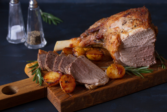 Rôti d'agneau pour Pâques