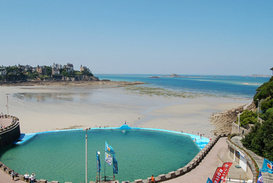 Plage de l'Écluse à Dinard