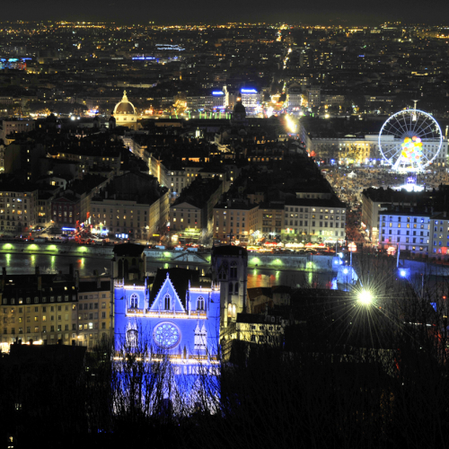 Panorama Fête des Lumières 2011