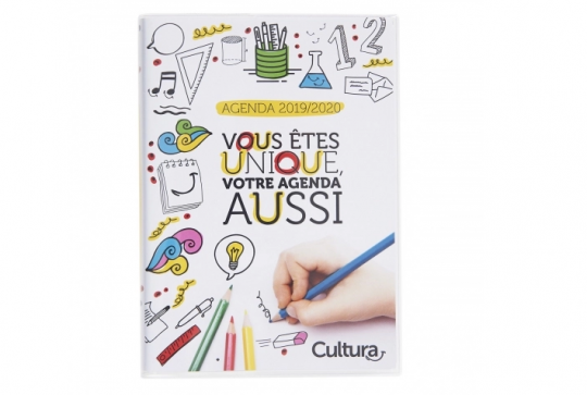 Fournitures scolaires : faites-leur plaisir pour la rentrée 2019/2020 - Agenda personnalisable Cultura