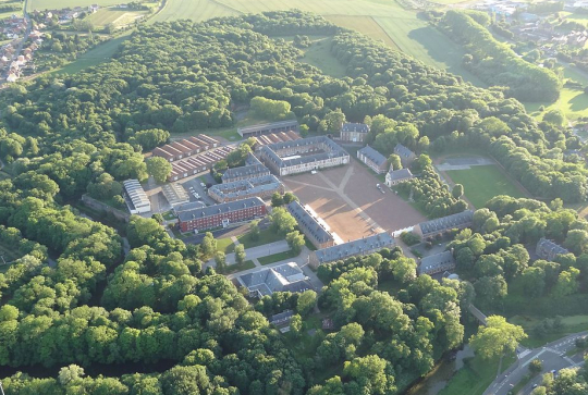 La citadelle Vauban d'Arras : vue du ciel