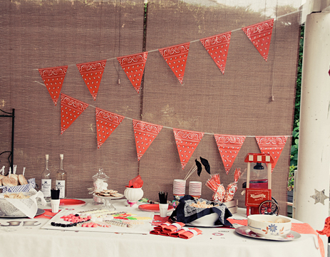 Décoration d'anniversaire enfant cowboy