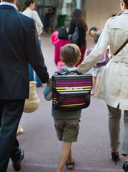 Sortie d'école avec les enfants