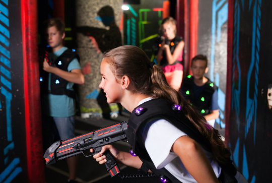 Meilleurs loisirs indoor famille : laser game