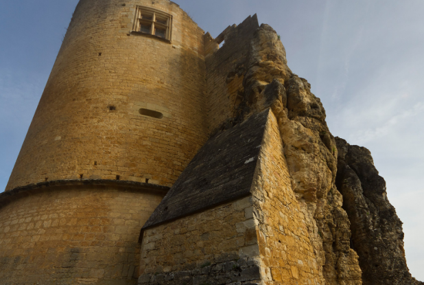 Façade du château de Castelnaud
