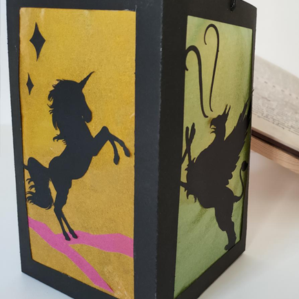 Lanterne d'Halloween à la Bibliothèque Humaniste