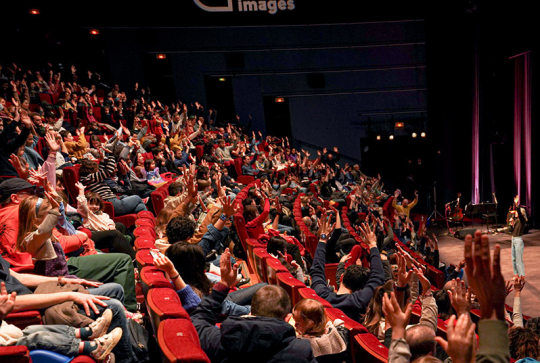 Forum des images : séance en famille