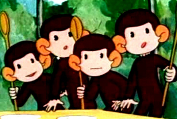 Comment ont dejeuné les petits singes