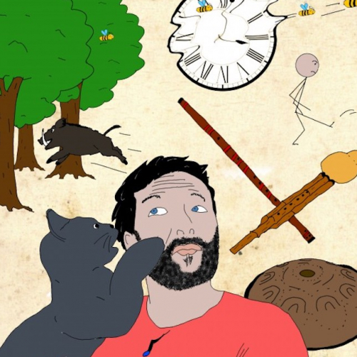 Le chat et le musicien - Stanislas Garnier : affiche