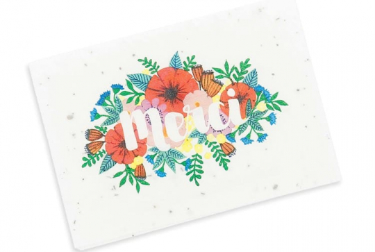 Carte à planter maîtresse d'école