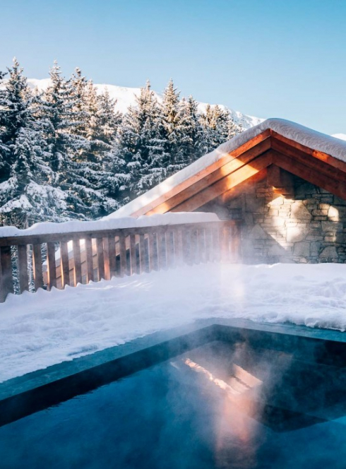 Spa en plein air - Hôtel Le Coucou à Méribel