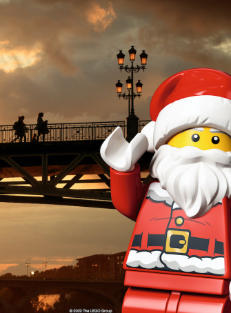 Où admirer un pont en briques LEGO® pour Noël ?