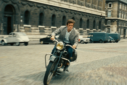 L'Homme de Rio : Jean-Paul Belmondo en moto