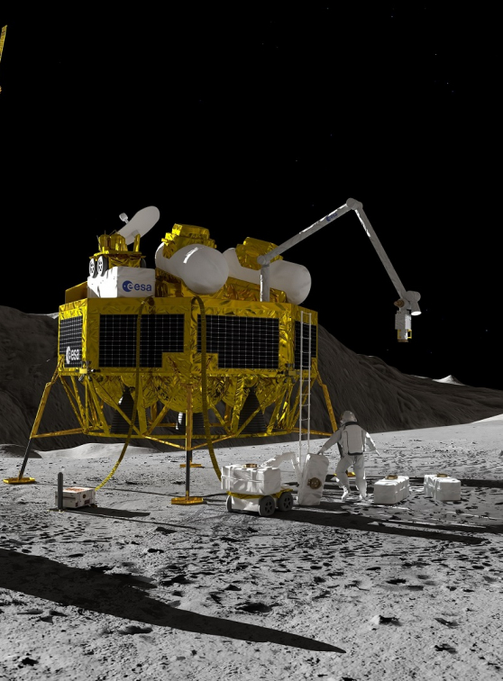 "Demain mais en mieux !" - futur atterisseur lunaire