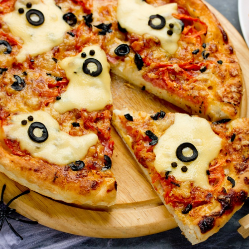 Halloween à Circus Party : Pizza fantômes