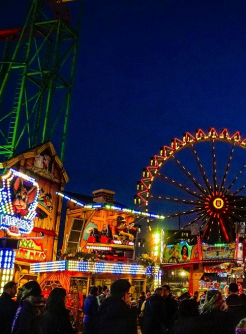 Fête foraine de printemps à Clermont de nuit