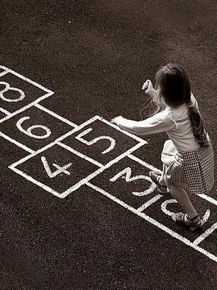 Marelle cour de récré