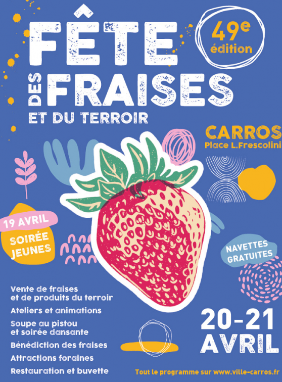 Fête des fraises : Affiche 2024