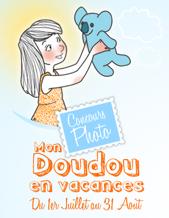 Concours photos : mon doudou en vacances