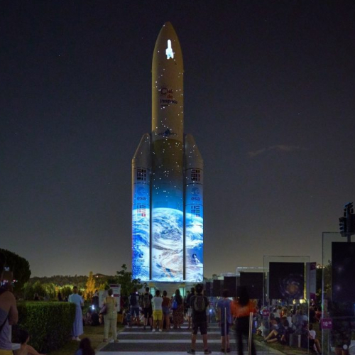 Les Nocturnes de la Cité de l'espace de Toulouse : spectacle sur la fusée