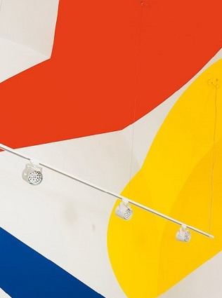 Ma 1ère installation à la manière de Felice Varini © F. Varini