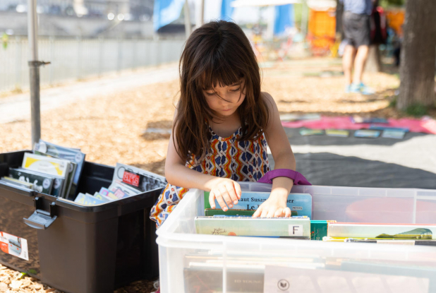 Paris Plages : lecture enfant