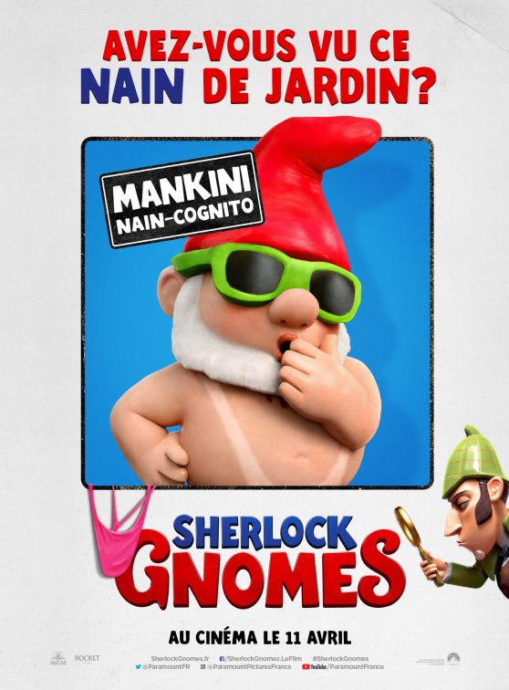 Sherlock Gnomes - Affiche Mankini