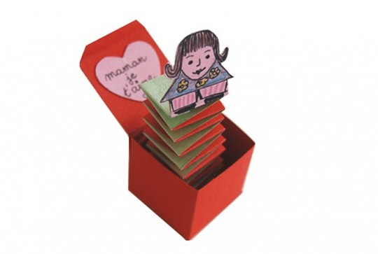 Boîte pop-up fête des mères