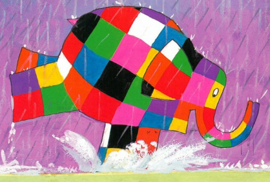 Illustration Elmer - David McKee