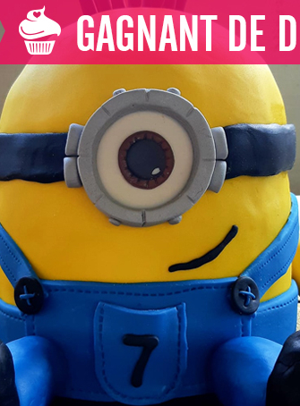 Gâteau d'anniversaire minion : gagnant de décembre